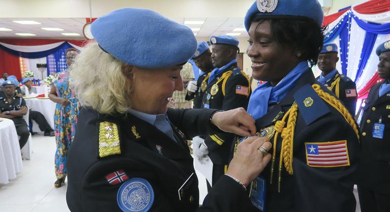 From ‘saga of horrors’ to serving the world: Liberia peacekeepers honoured in South Sudan